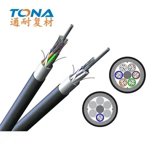 Optical cable cross-section illustration from the TONA product listing.