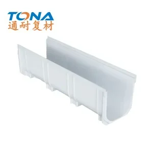 U-shaped drainage channel shown in the TONA product listing.