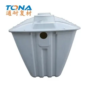 Septic tank product image from the TONA listing. Confirm the dimensions of the proposed tank.